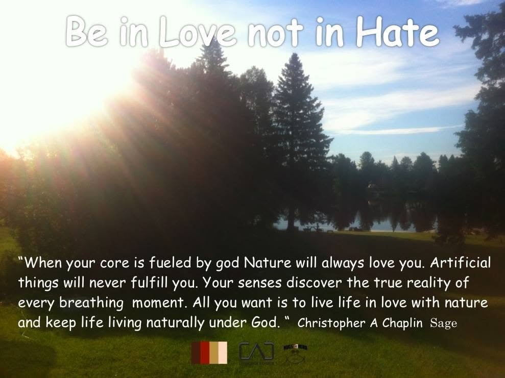 Be in Love not Hate