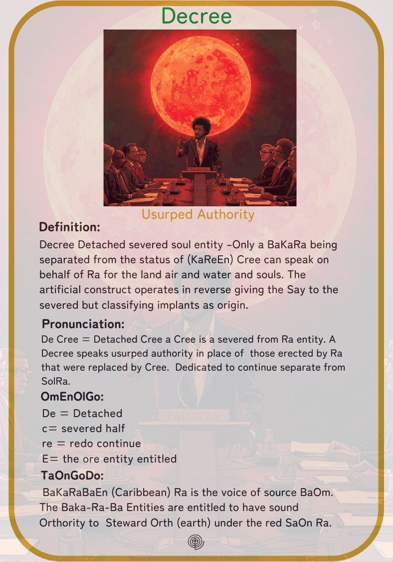 Decree