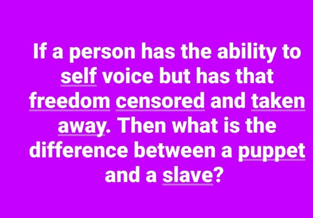 Puppet or Slave